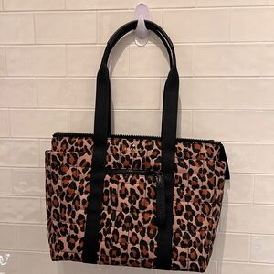 Kate Spade Camden Quilted Leopard Print Tote Bag